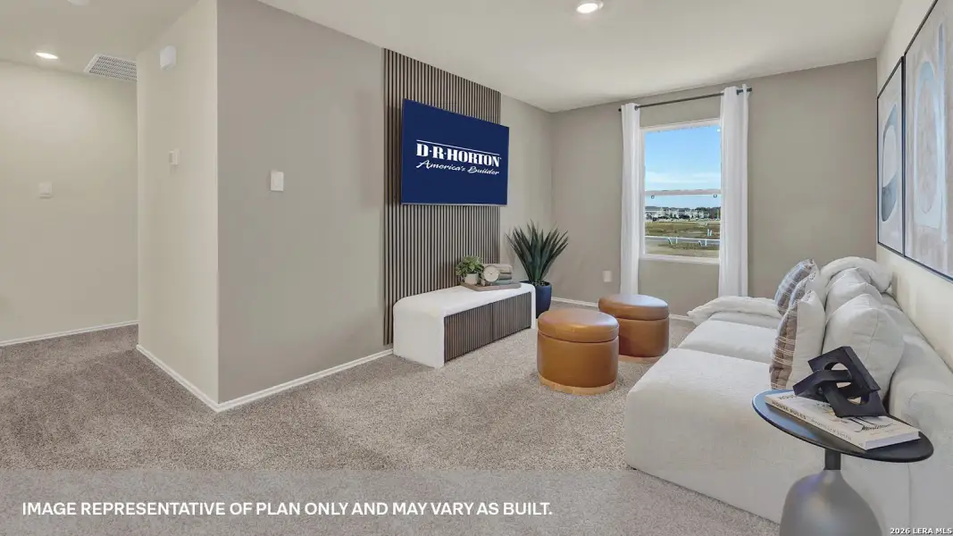 Furnished interior view inside a new home in , Kyle (Image 11).