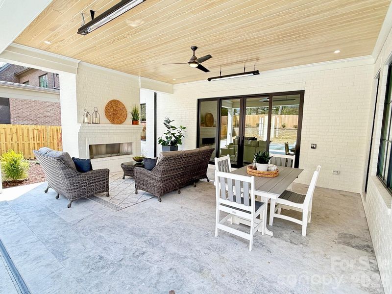 Exterior details and patio area of a home in , Charlotte (Image 4).