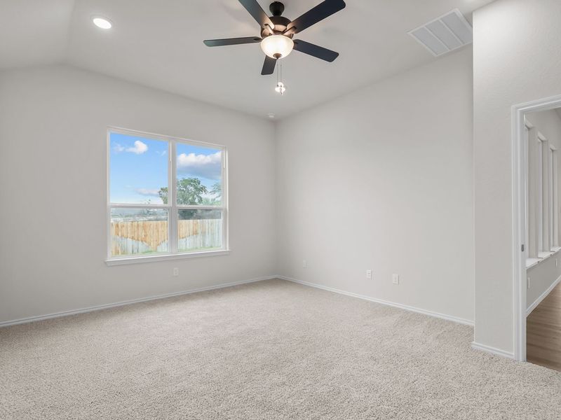 Representative unfurnished interior of a home built from the The Sycamore B by Davidson Homes LLC in Heartland, Heartland (Image 24). Representative unfurnished interior of a home built from the The Sycamore B by Davidson Homes LLC in Heartland, Heartland (Image 24).