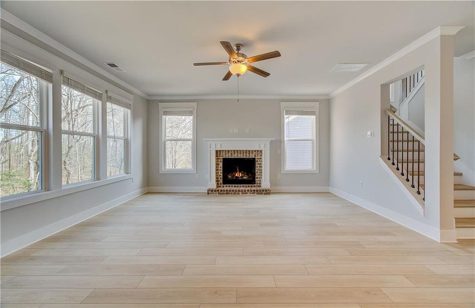 Spacious, unfurnished interior of a new home in Brush Arbor, McDonough (Image 13).