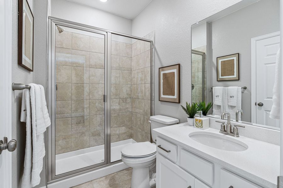 Representative furnished interior of a home built from the Fairmount by Taylor Morrison in Sugar Creek City Collection, Loveland (Image 10).