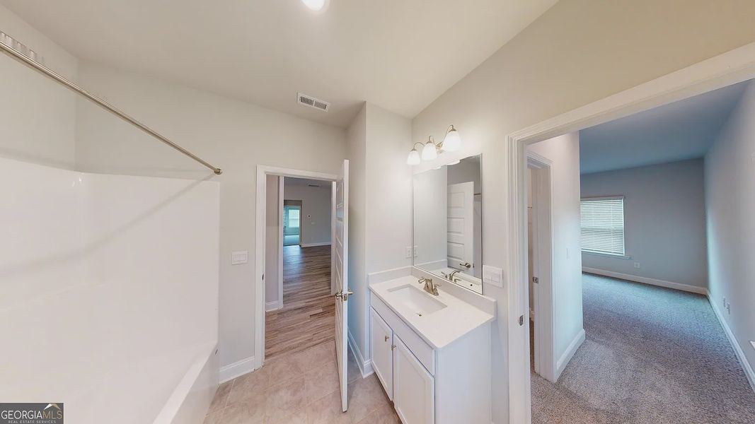 Furnished interior view inside a new home in Holliday Pass, Griffin (Image 9).