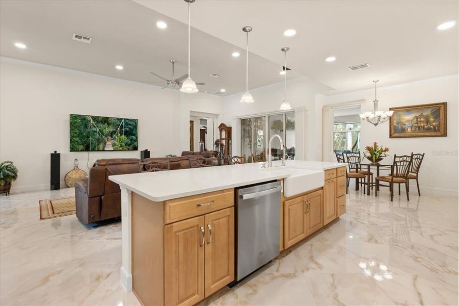 Furnished interior view inside a new home in , Apopka (Image 36).