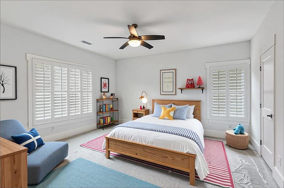Furnished interior view inside a new home in , Alpharetta (Image 49).