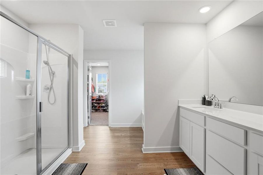 Furnished interior view inside a new home in Ellorie Estates, Dawsonville (Image 31).