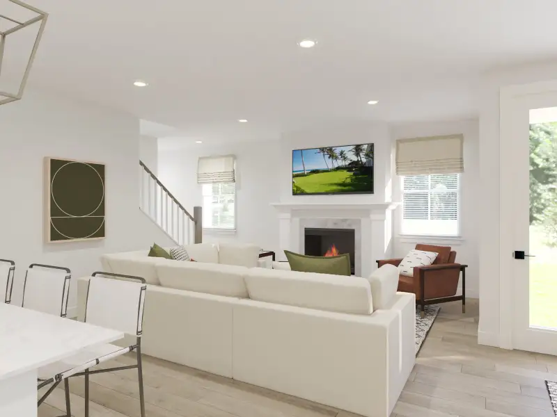 Furnished interior view inside a new home in Poplar Farms, Franklin (Image 5).