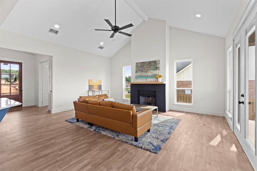 Furnished interior view inside a new home in , Lindale (Image 6).