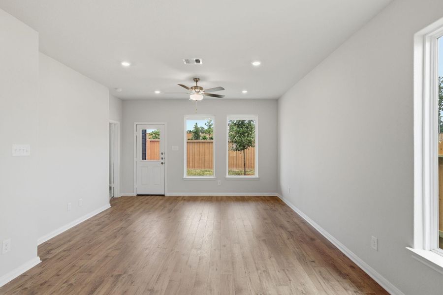 Spacious, unfurnished interior of a new home in Magnolia Woods, Magnolia (Image 15).