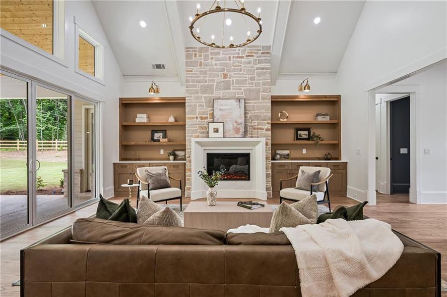 Furnished interior view inside a new home in , Loganville (Image 16). Furnished interior view inside a new home in , Loganville (Image 16).