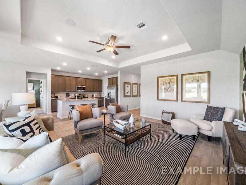 Furnished interior view inside a new home in Lago Mar, Texas City (Image 7).
