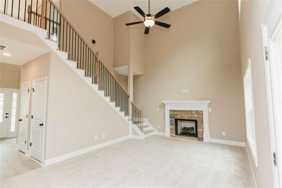 Spacious, unfurnished interior of a new home in , Douglasville (Image 73). Spacious, unfurnished interior of a new home in , Douglasville (Image 73).