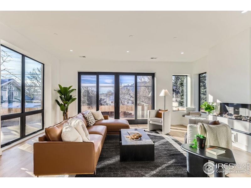Furnished interior view inside a new home in , Boulder (Image 14).