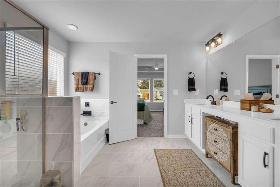 Furnished interior view inside a new home in , Homer (Image 29).