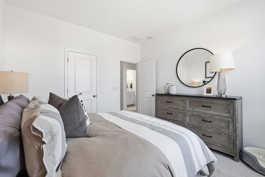 Furnished interior view inside a new home in Terraces at the Exchange, Indian Land (Image 20).