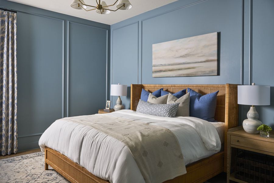 Furnished interior view inside a new home in Park Place - 80' Lots, Prosper (Image 29).