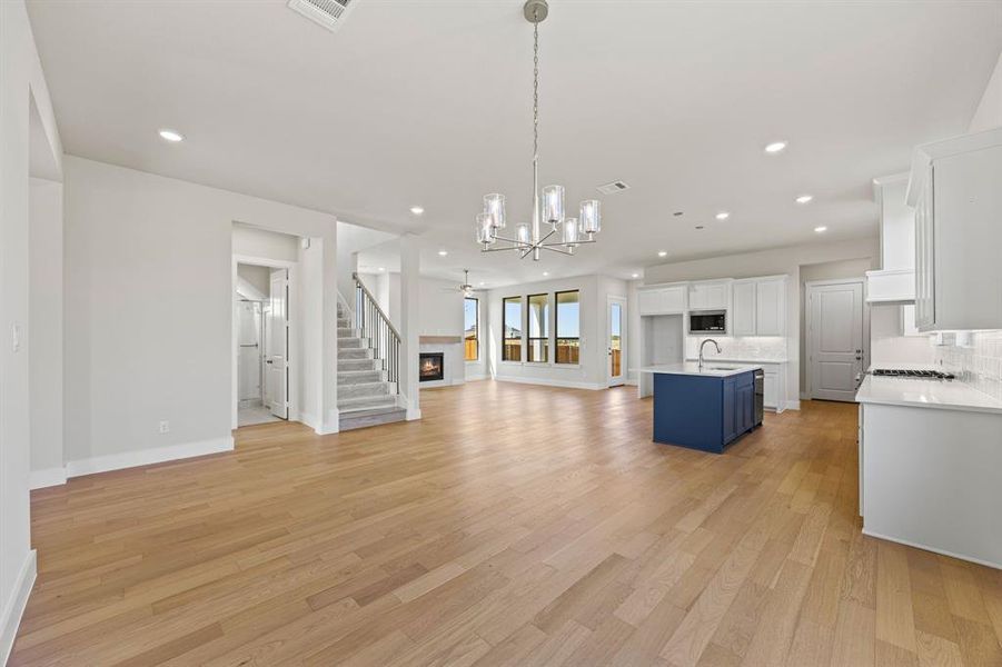 Spacious, unfurnished interior of a new home in The Heights at Uptown Celina, Celina (Image 16). Spacious, unfurnished interior of a new home in The Heights at Uptown Celina, Celina (Image 16).