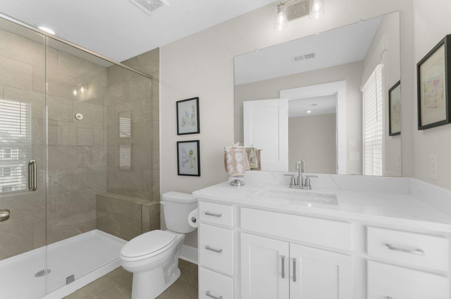 Furnished interior view inside a new home in , Charleston (Image 20).