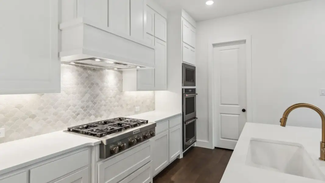 Furnished interior view inside a new home in Painted Tree 50' Series, McKinney (Image 5).