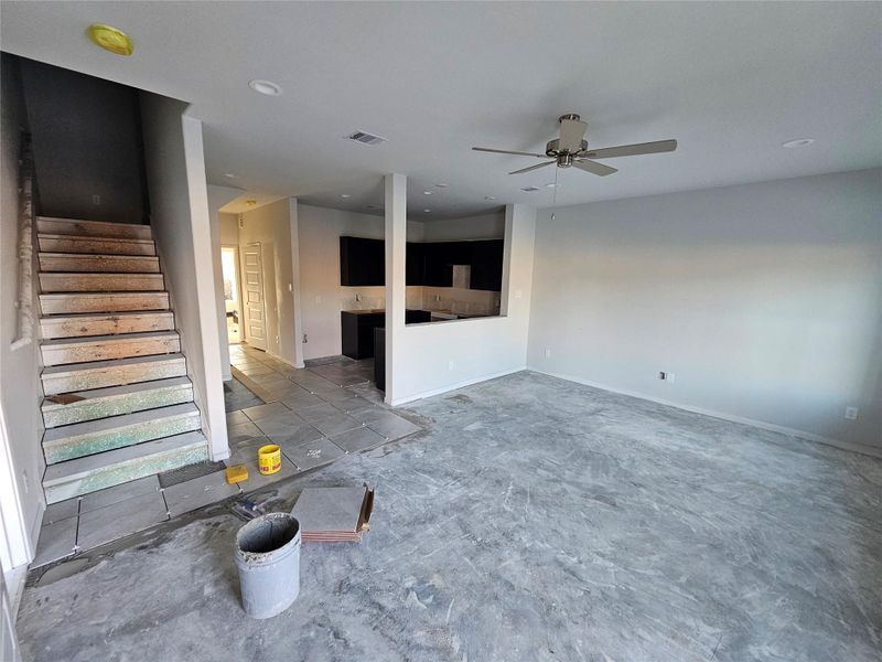 In-progress construction of a new home in East Gate Villas, Willis, TX (Image 5). In-progress construction of a new home in East Gate Villas, Willis, TX (Image 5).