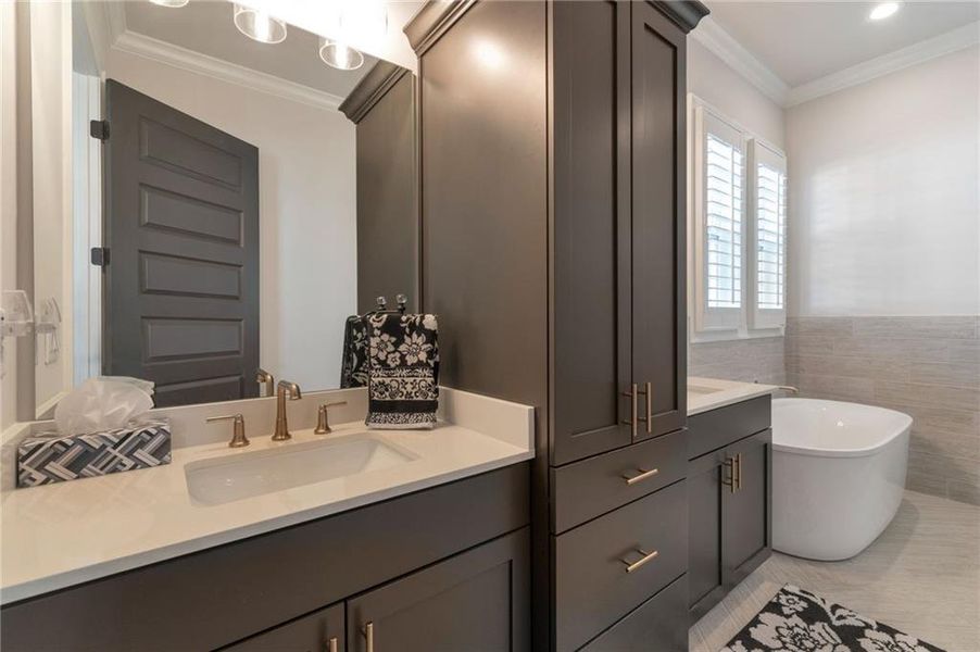 Furnished interior view inside a new home in , Dacula (Image 14).