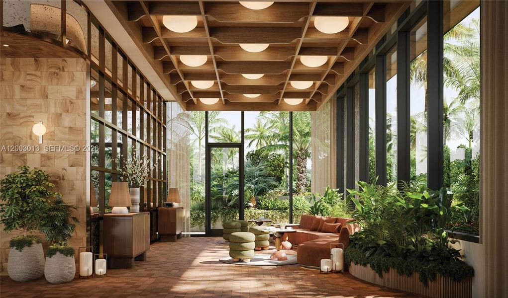 Rooftop Elevator Lobby