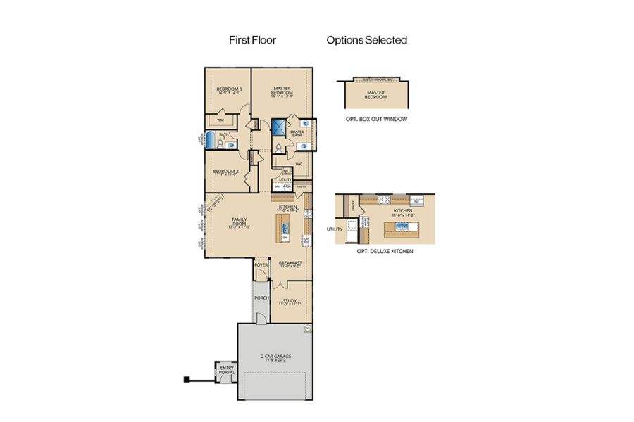 2D floor plan layout of this home in The Reserve at Spiritas Ranch, Little Elm, TX (Image 1). 2D floor plan layout of this home in The Reserve at Spiritas Ranch, Little Elm, TX (Image 1).