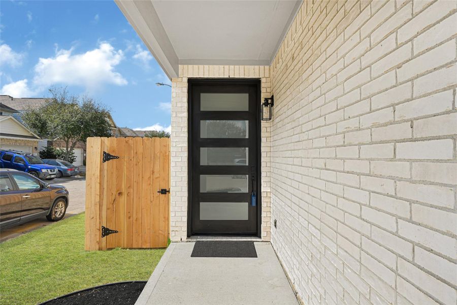 Exterior details and patio area of a home in , Houston (Image 25). Exterior details and patio area of a home in , Houston (Image 25).