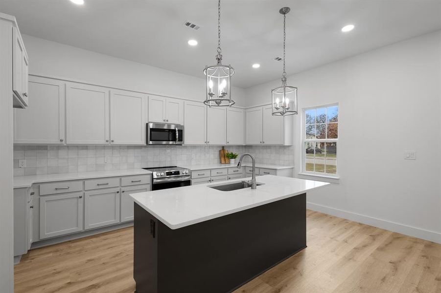 Furnished interior view inside a new home in , Bridgeport (Image 8). Furnished interior view inside a new home in , Bridgeport (Image 8).
