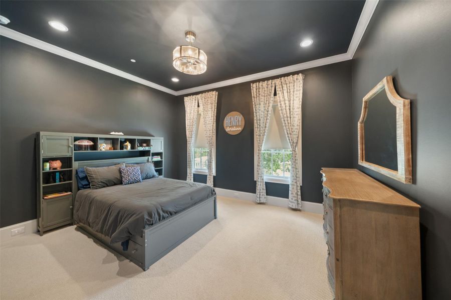 Secondary bedroom located at the front of the home.