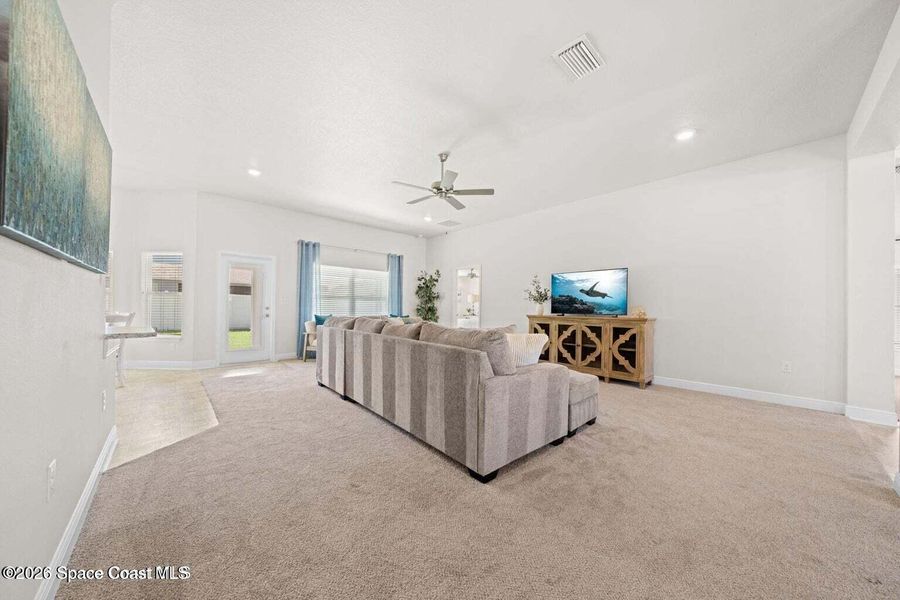 Furnished interior view inside a new home in Palm Bay, Palm Bay (Image 5). Furnished interior view inside a new home in Palm Bay, Palm Bay (Image 5).
