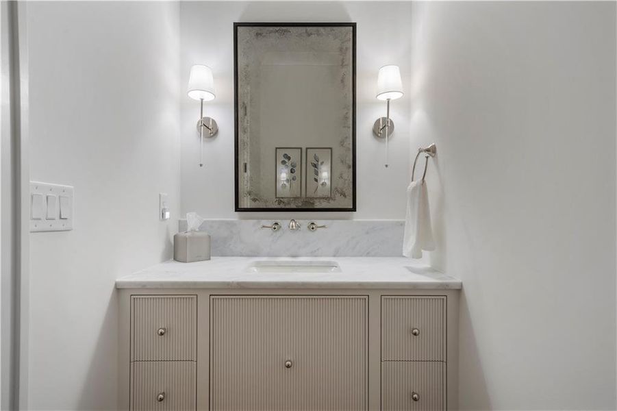 Furnished interior view inside a new home in , Alpharetta (Image 72).