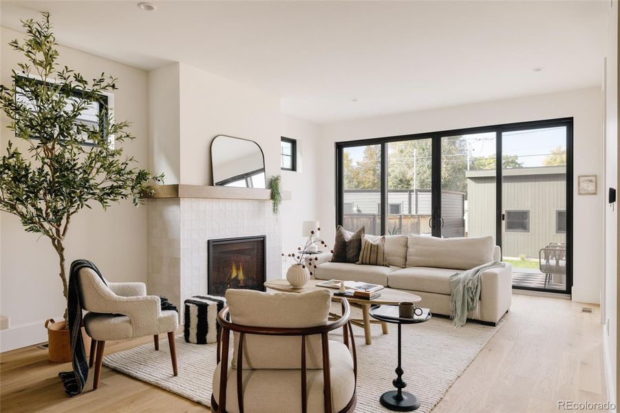 Furnished interior view inside a new home in , Denver (Image 10). Furnished interior view inside a new home in , Denver (Image 10).