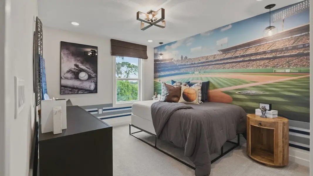 Furnished interior view inside a new home in Haven at Diamond Springs, Jacksonville (Image 20).