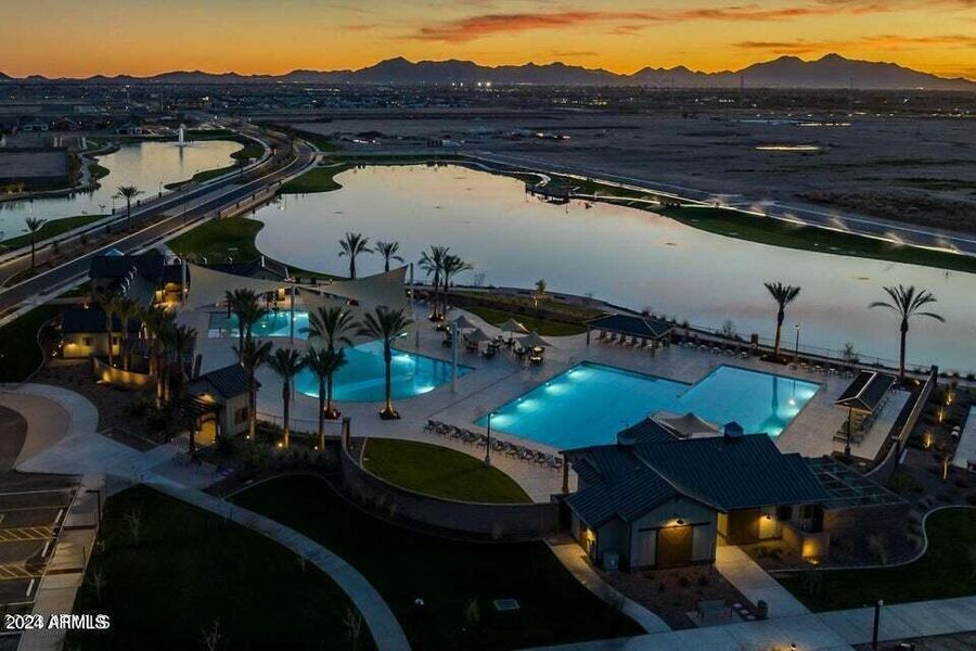 Pools at Dusk