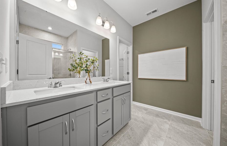 Furnished interior view inside a new home in Sparrow Creek, Boiling Springs (Image 32).
