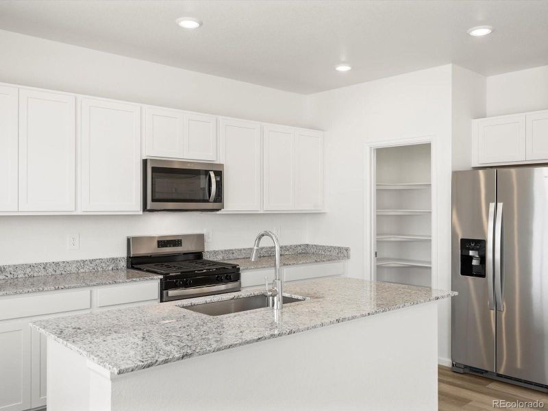 Furnished interior view inside a new home in Revere at Johnstown, Johnstown (Image 7).