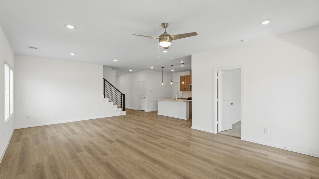 Representative unfurnished interior of a home built from the Perry by D.R. Horton in Cypress Green, Hockley (Image 16).