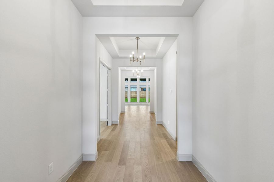 Representative unfurnished interior of a home built from the Brazos by Sandlin Homes in Bluffs at Northpointe, Fort Worth (Image 16).