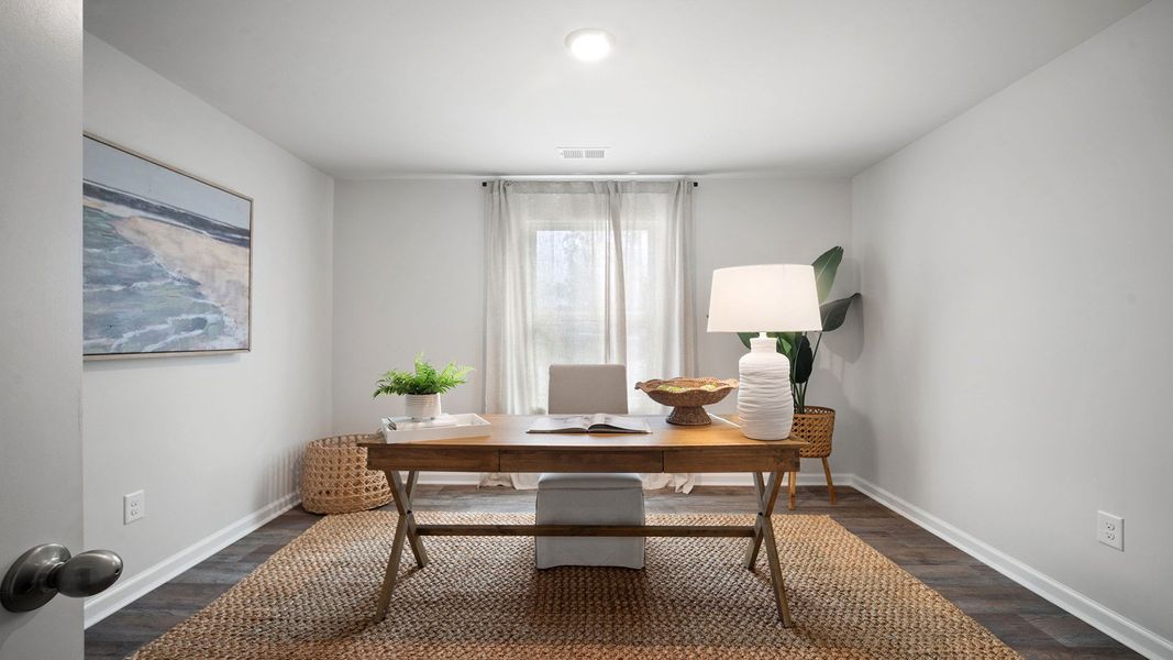 Furnished interior view inside a new home in The Groves at Bees Creek, Ridgeland (Image 36).