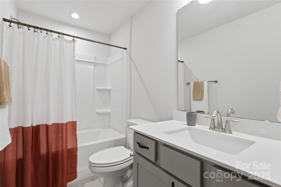 Upper level, third full bathroom