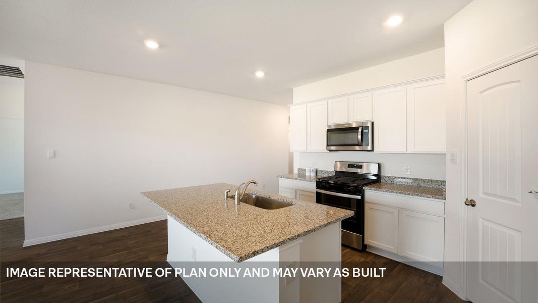 Furnished interior view inside a new home in Southgrove, Kyle (Image 8).