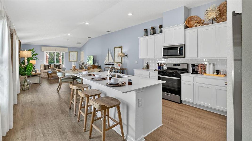 Furnished interior view inside a new home in Grand Reserve, Bunnell (Image 7). Furnished interior view inside a new home in Grand Reserve, Bunnell (Image 7).