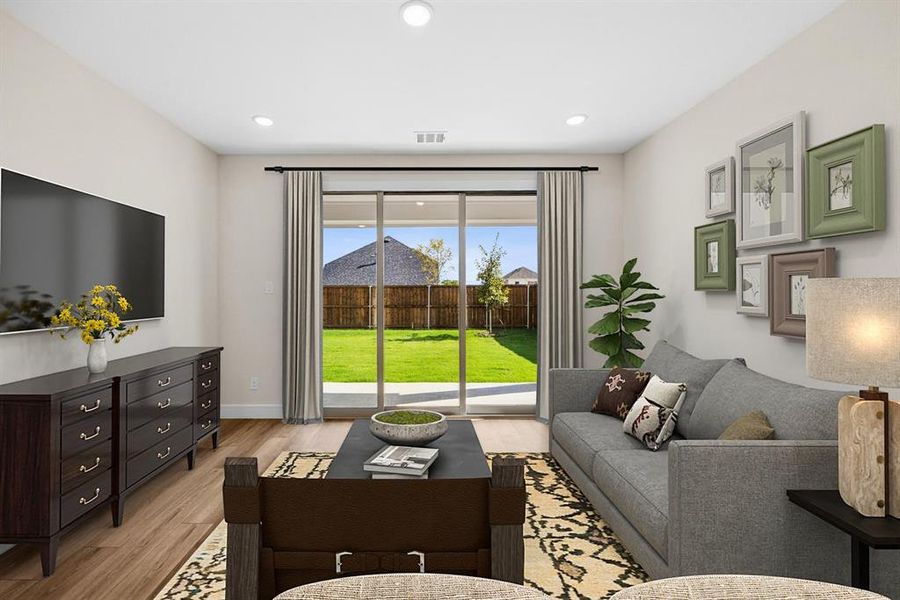 Furnished interior view inside a new home in Heritage Ranch, Sherman (Image 11). Furnished interior view inside a new home in Heritage Ranch, Sherman (Image 11).