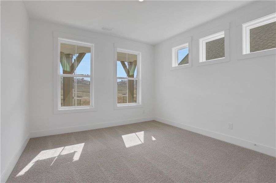 Spacious, unfurnished interior of a new home in Wisteria at GreenHouse, Marietta (Image 16). Spacious, unfurnished interior of a new home in Wisteria at GreenHouse, Marietta (Image 16).