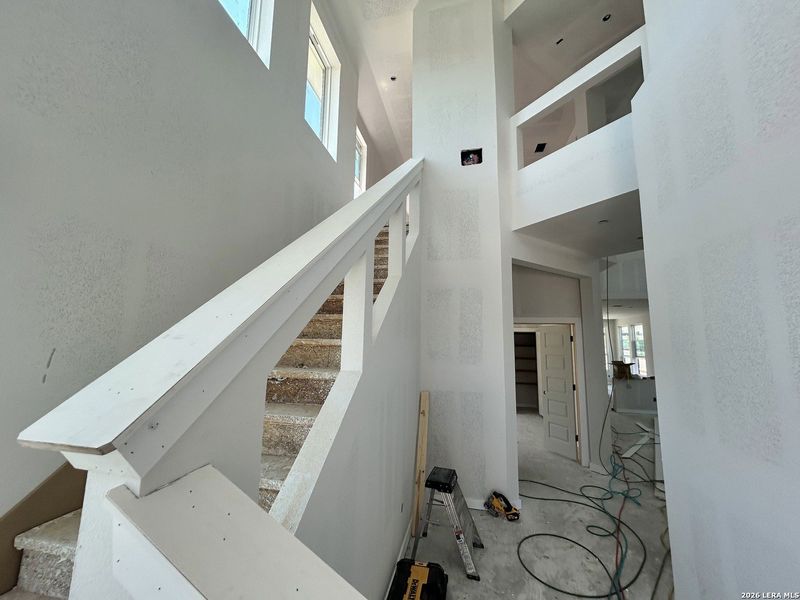 In-progress construction of a new home in Legacy at Lake Dunlap, New Braunfels, TX (Image 11).