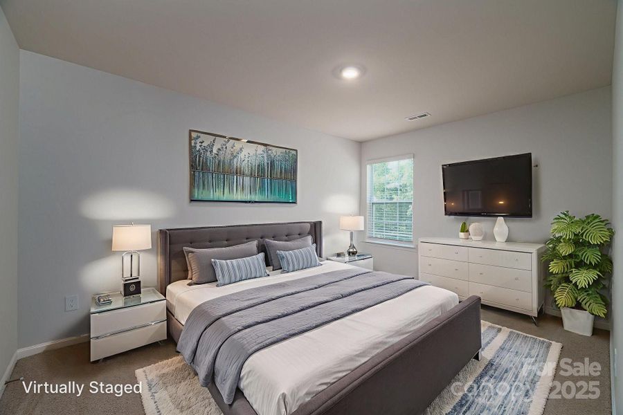 Furnished interior view inside a new home in Mills at Long Creek, Dallas (Image 11).