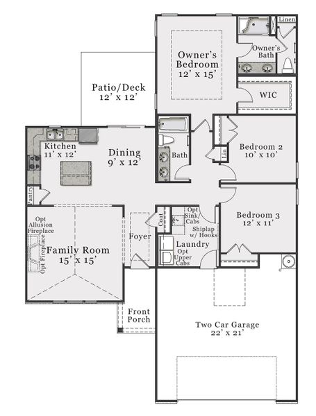 Craftsman first floor