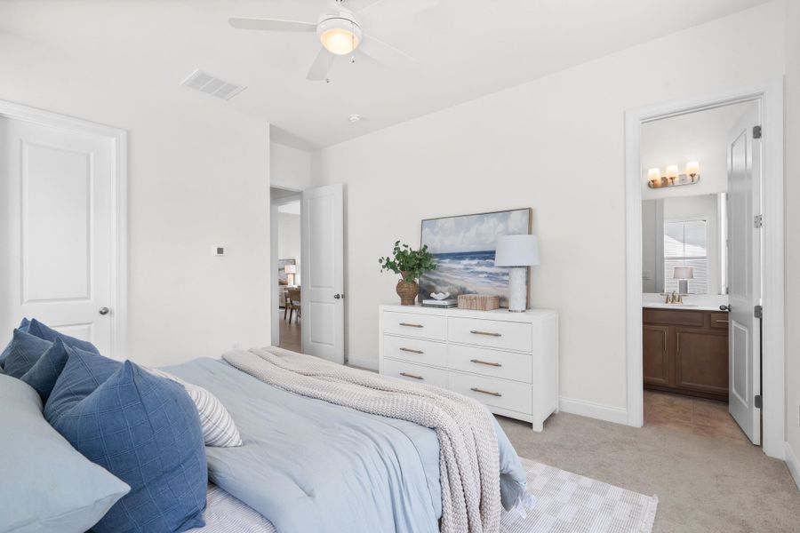 Furnished interior view inside a new home in Downtown Loris Homes, Loris (Image 37).