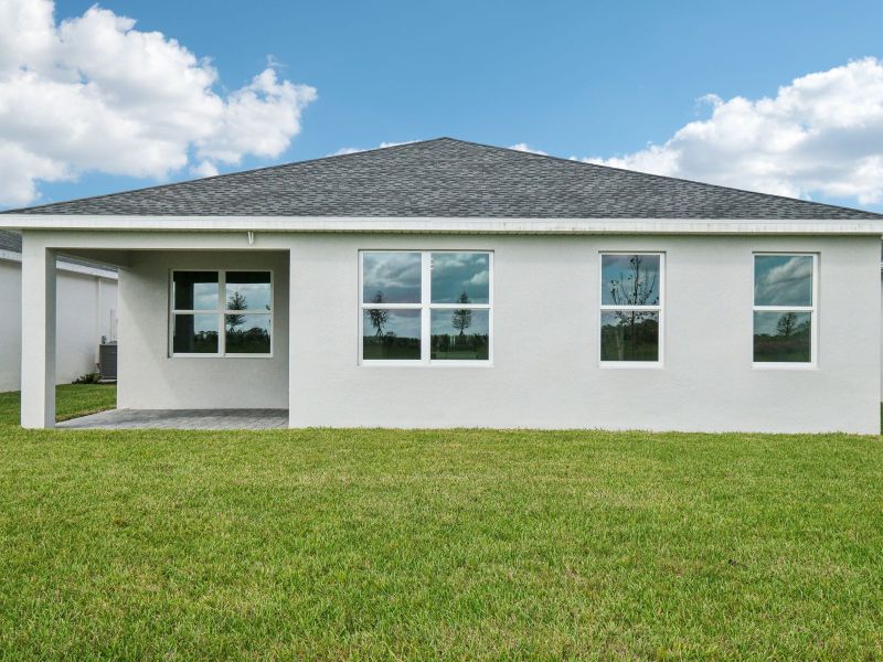 Exterior of the Bergamo floorplan at 11306 NW Firefly Court