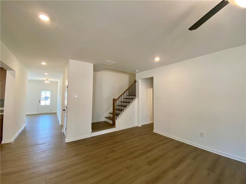 Spacious, unfurnished interior of a new home in Arbors at Richland Creek, Buford (Image 19).